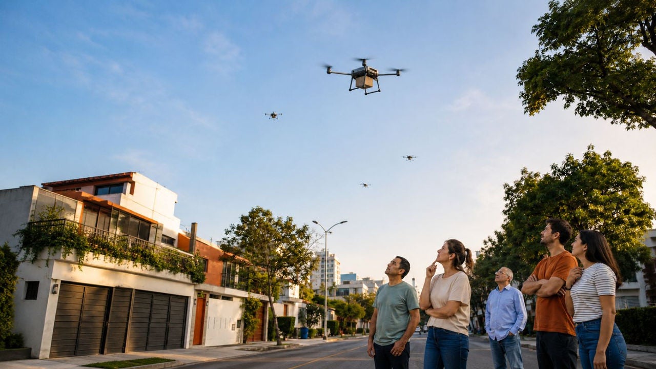 W35 - Llegar a 500 ciudades también significa convencer a quienes vivirán debajo de los drones